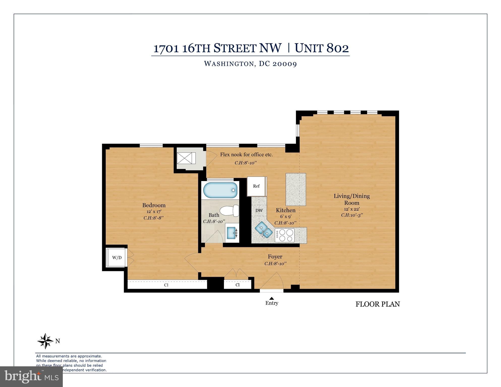 1701 16th Street Northwest, Unit 802 Washington, DC 20009 - Photo 33 of 33