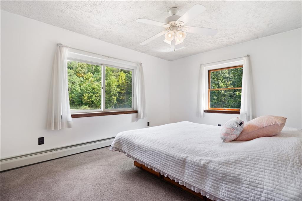 525 Georgetown Road Georgetown, PA 15043 - Photo 16 of 25 Upper level, front facing guest bedrooms with loads of natural light.