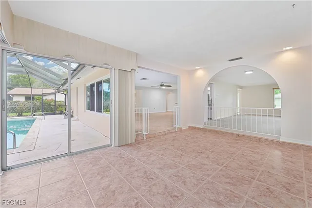 a view of an empty room