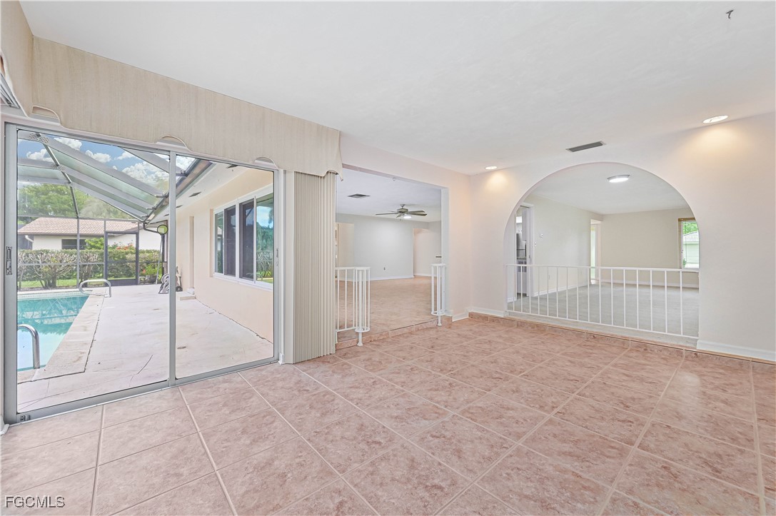 4255 Glasgow Court North Fort Myers, FL 33903 - Photo 14 of 35 a view of an empty room