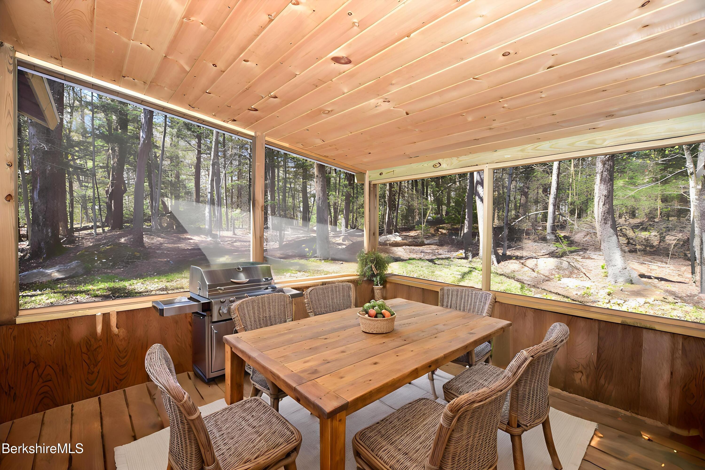 859 Moberg Road Becket, MA 01223 - Photo 22 of 29 Screened porch
