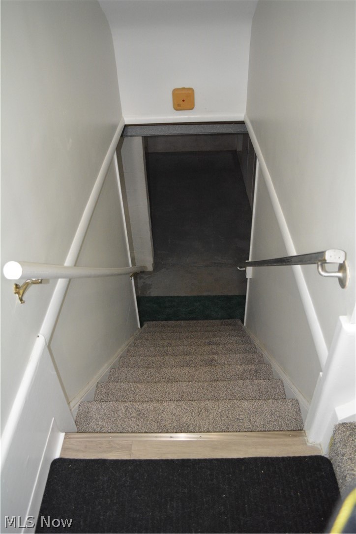 5674 Myers Road New Franklin, OH 44319 - Photo 21 of 26 Stairway leading to basement.