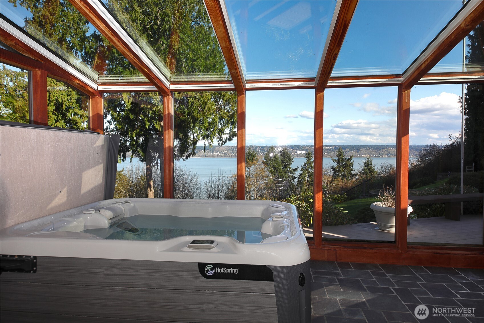 8111 Possession Ridge Lane Clinton, WA 98236 - Photo 27 of 37 a view of backyard with a large tree