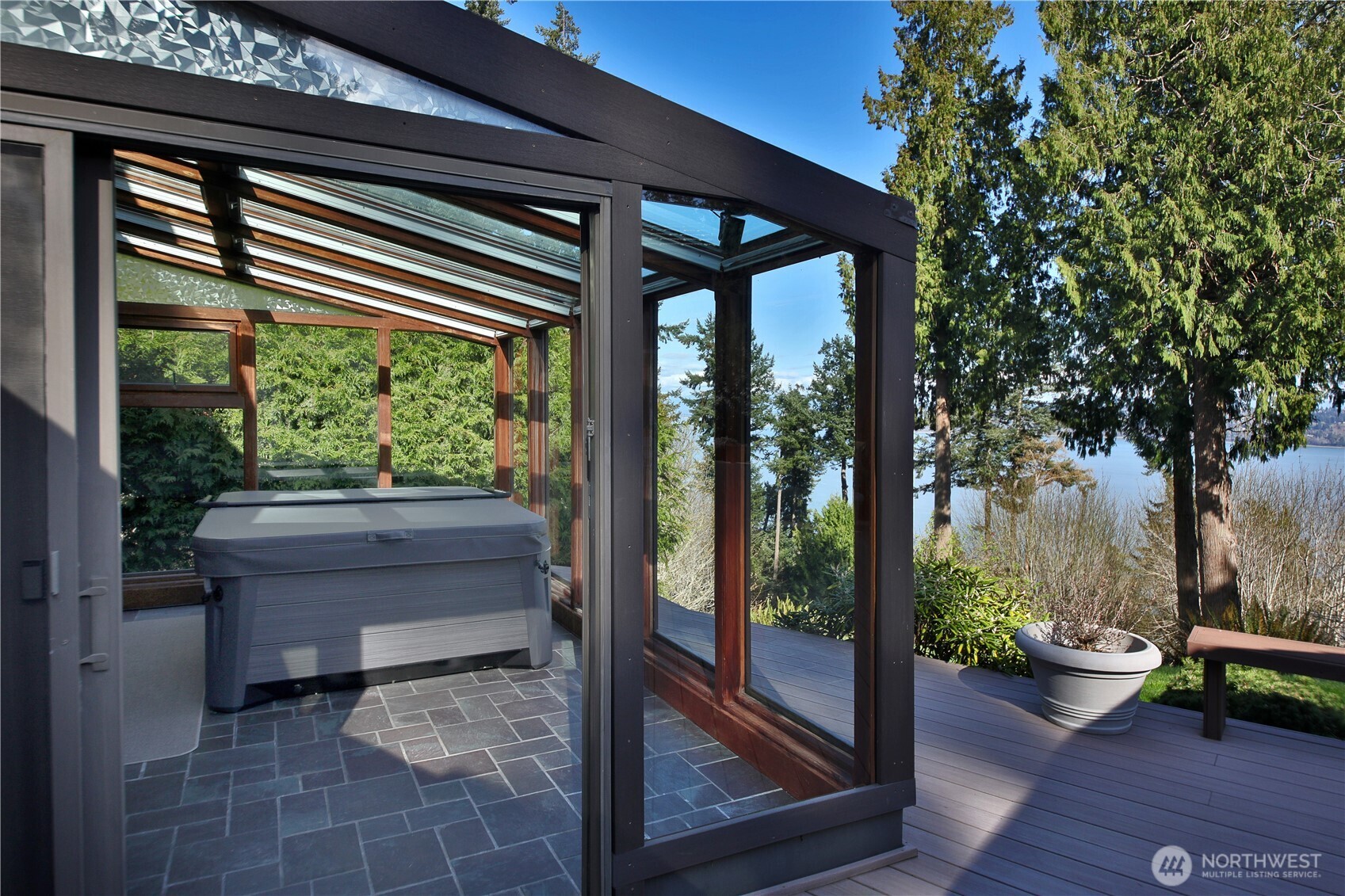 8111 Possession Ridge Lane Clinton, WA 98236 - Photo 28 of 37 a house view with a outdoor space sitting space