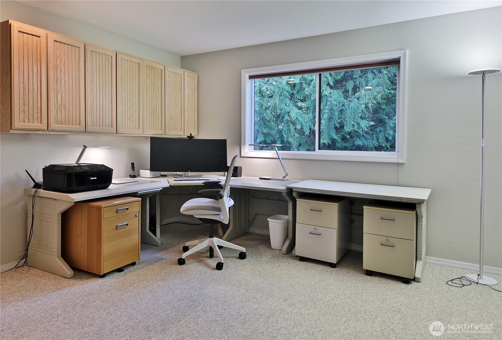 8111 Possession Ridge Lane Clinton, WA 98236 - Photo 30 of 37 a view of workspace with furniture and a window