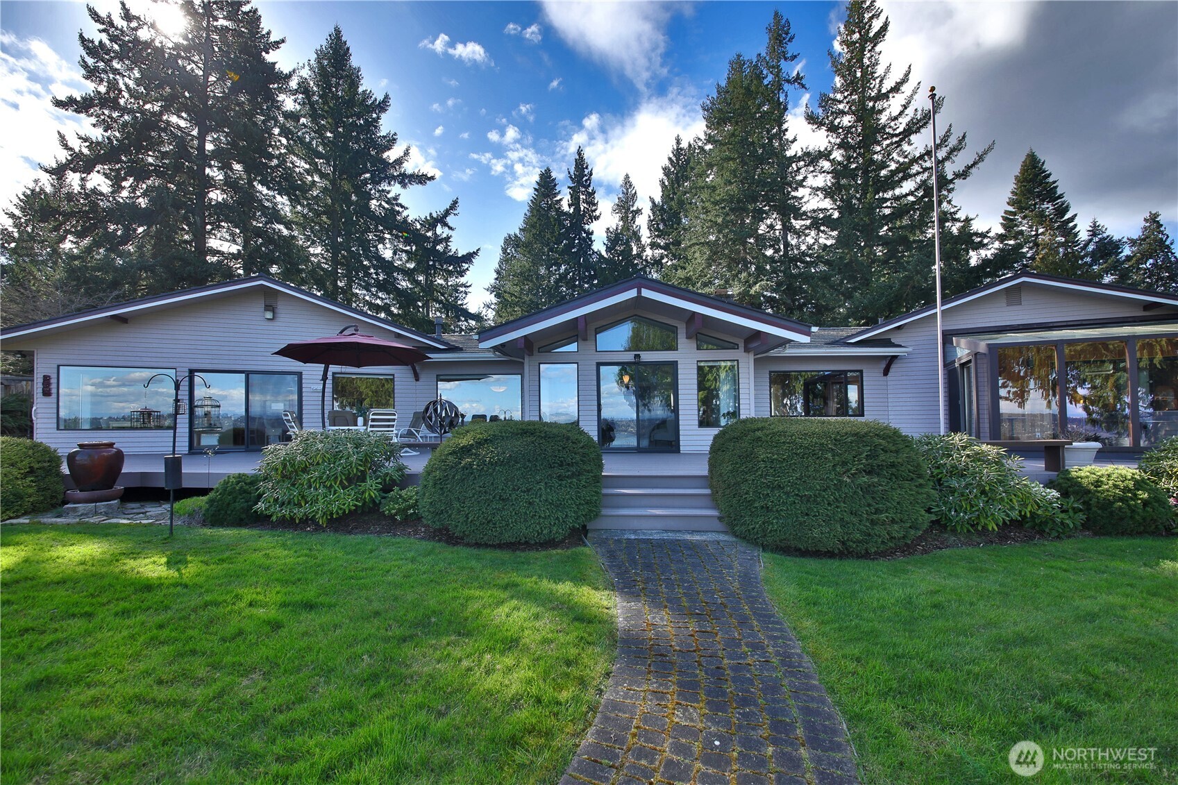 8111 Possession Ridge Lane Clinton, WA 98236 - Photo 4 of 37 a front view of house with yard and green space
