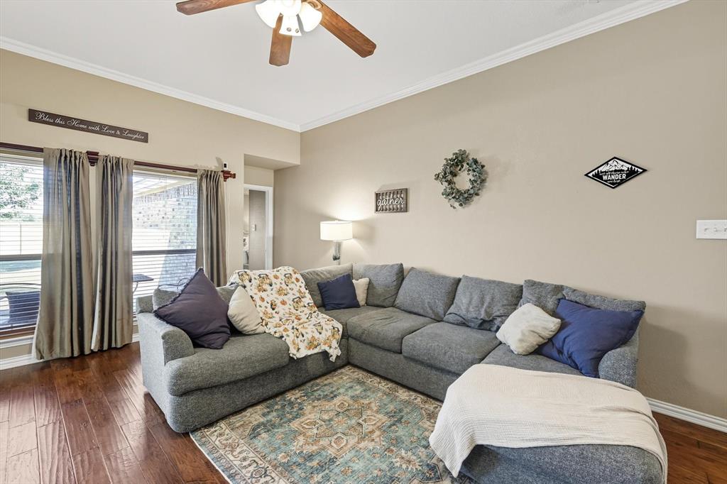 100 Turtle Dove Krum, TX 76249 - Photo 14 of 40 a living room with furniture and a window
