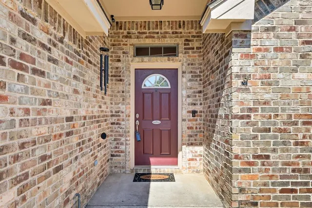 a view of a brick wall