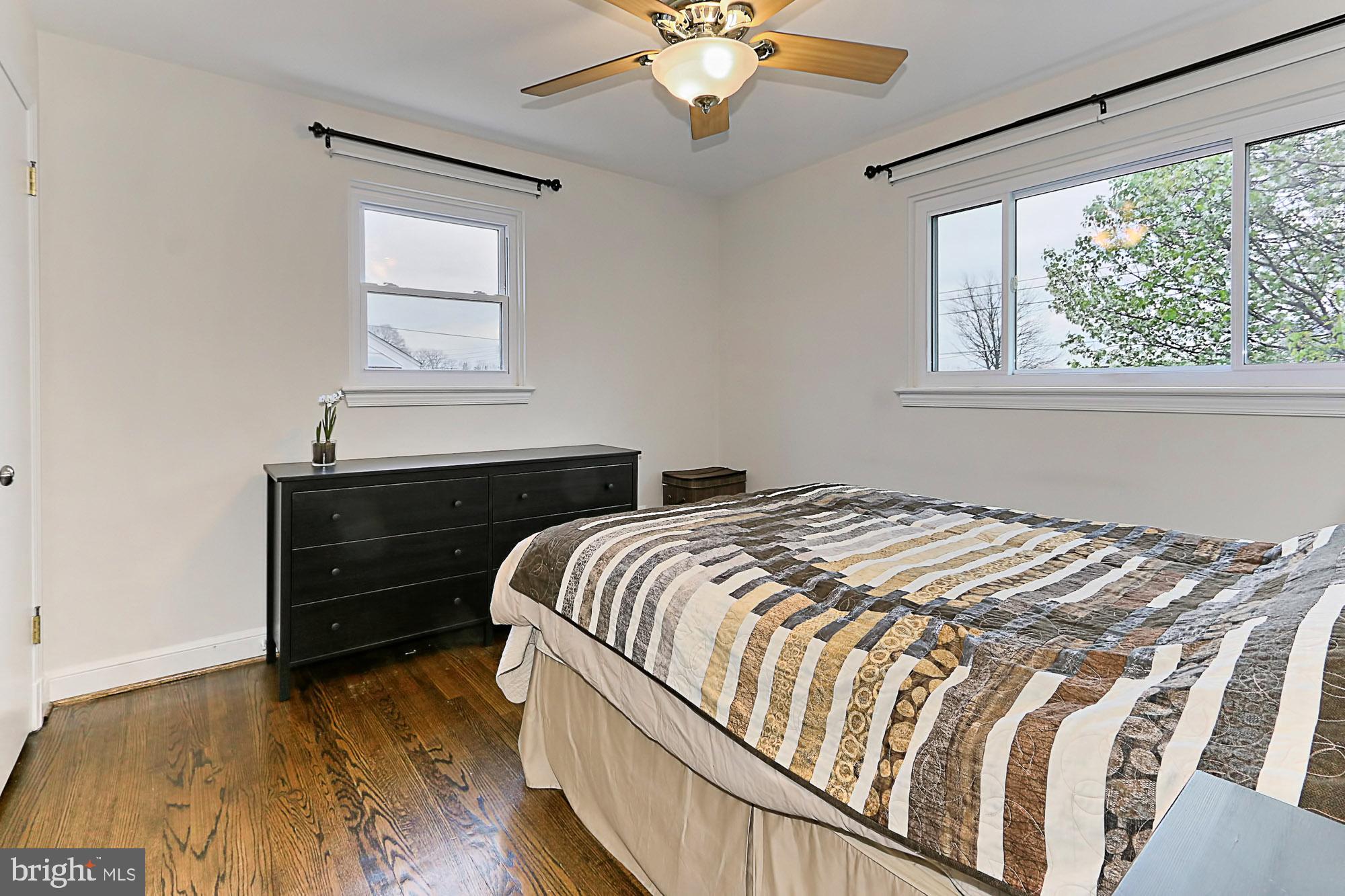 5906 Craig Street Springfield, VA 22150 - Photo 18 of 54 Master bedroom has ceiling fan with light