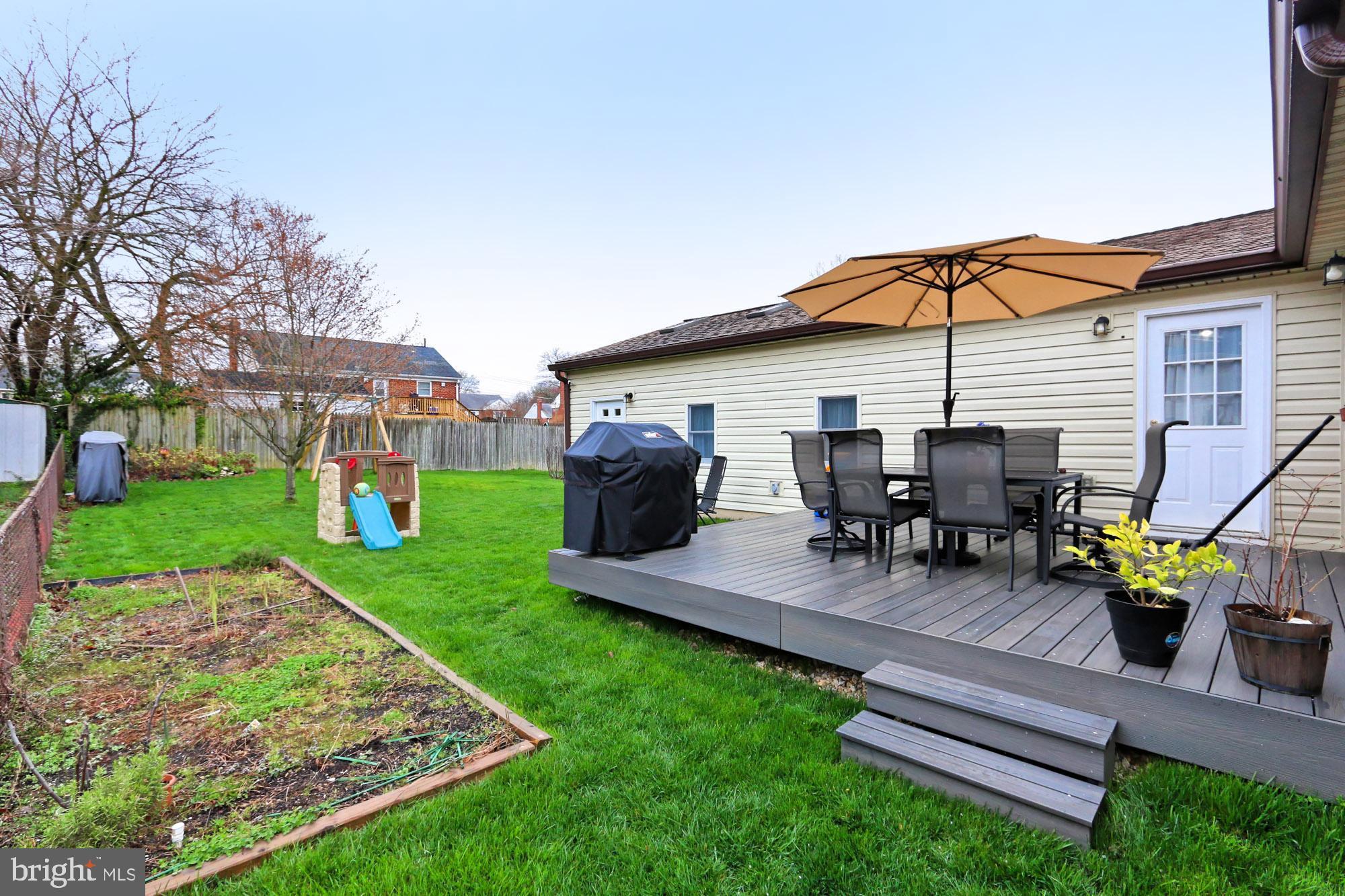 5906 Craig Street Springfield, VA 22150 - Photo 35 of 54 Back yard and deck. Garden patch waiting for you!