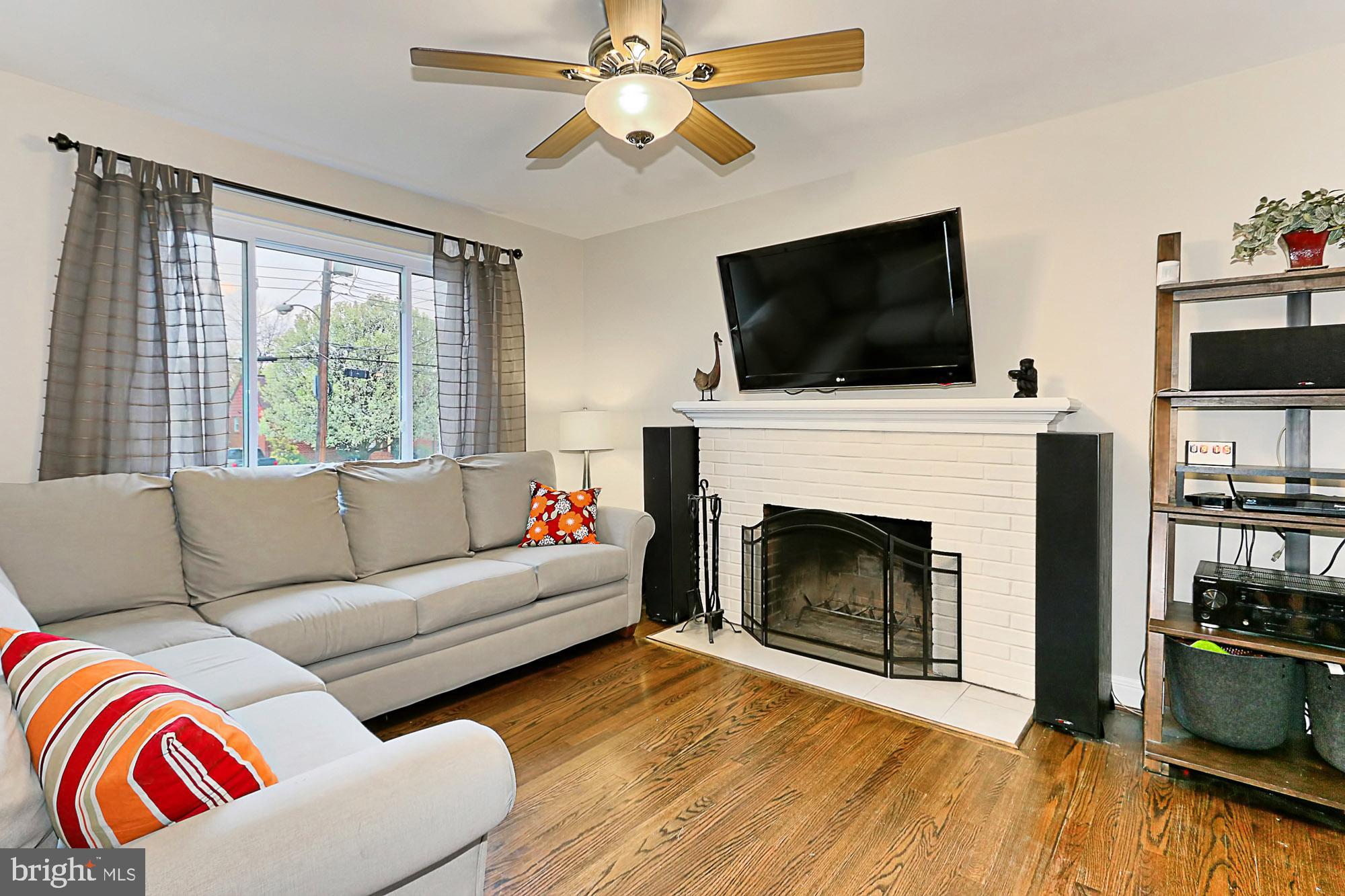 5906 Craig Street Springfield, VA 22150 - Photo 7 of 54 Living Room has ceiling fan with light