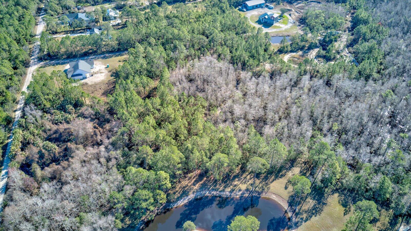 0 Rodeo Acres Drive Ormond Beach, FL 32174 - Photo 9 of 20 an aerial view of residential house with outdoor space and trees all around