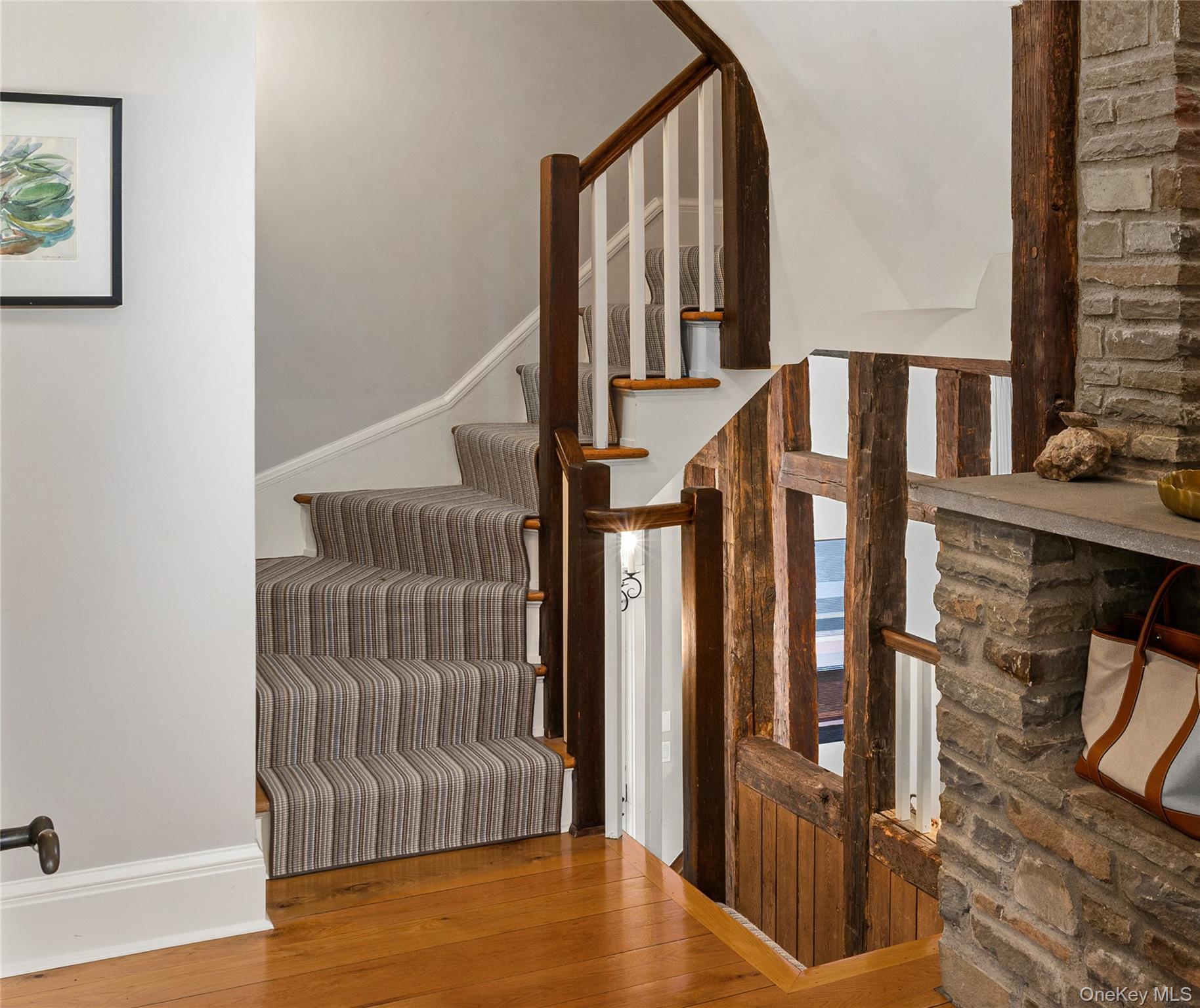 440 Long Ridge Road Pound Ridge, NY 10576 - Photo 5 of 28 a view of entryway and hall with wooden floor