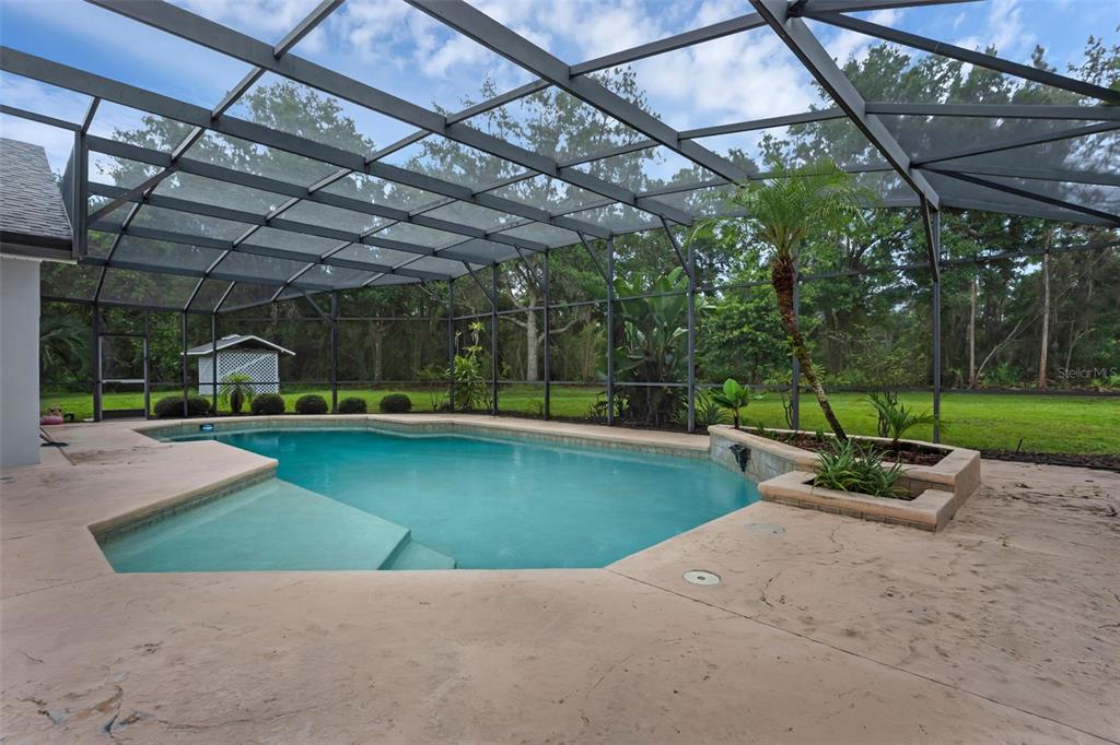 15038 Willow Lane Tavares, FL 32778 - Photo 27 of 37 a view of a swimming pool with a patio
