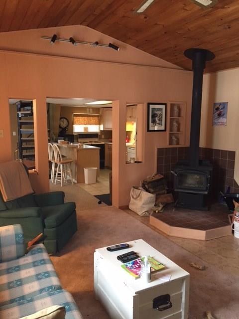 485 West Kingfield Road Kingfield, ME 04947 - Photo 8 of 14 Wood stove helps makes this a cozy...