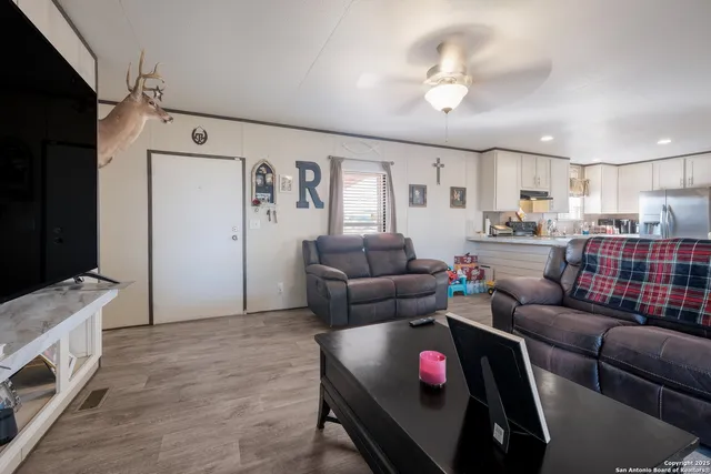 a bedroom with a bed and a walk in closet