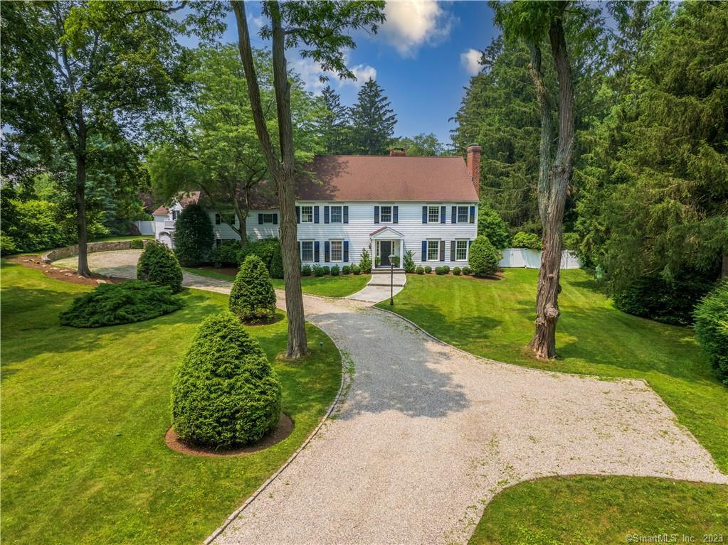 104 Norfield Road Weston, CT 06883 - Photo 1 of 1 a view of a house with garden