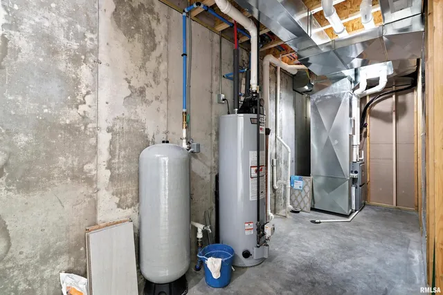 a view of water heater room
