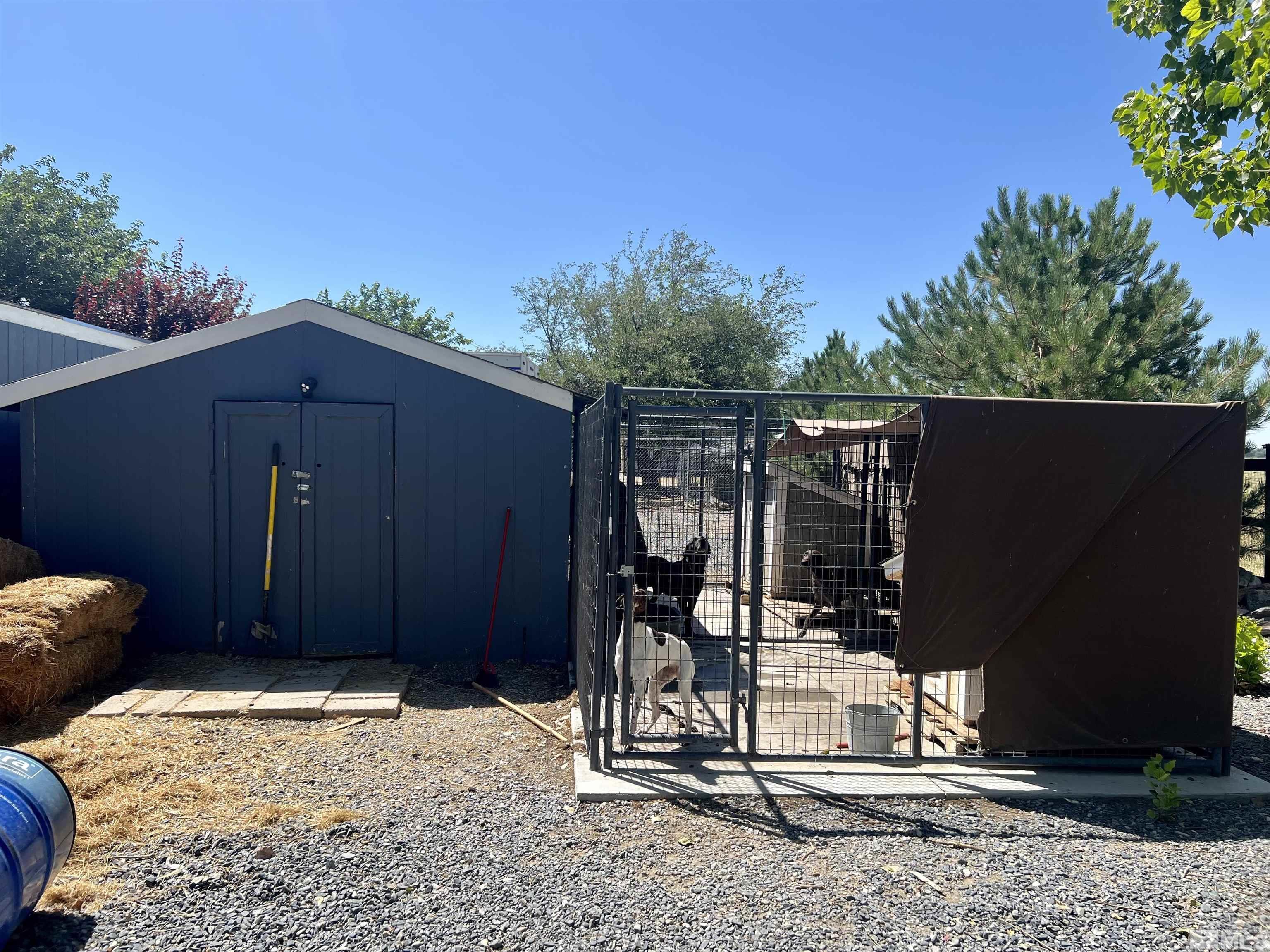 1405 South Meridian Road Lovelock, NV 89419 - Photo 12 of 39 a wooden door with a outdoor space
