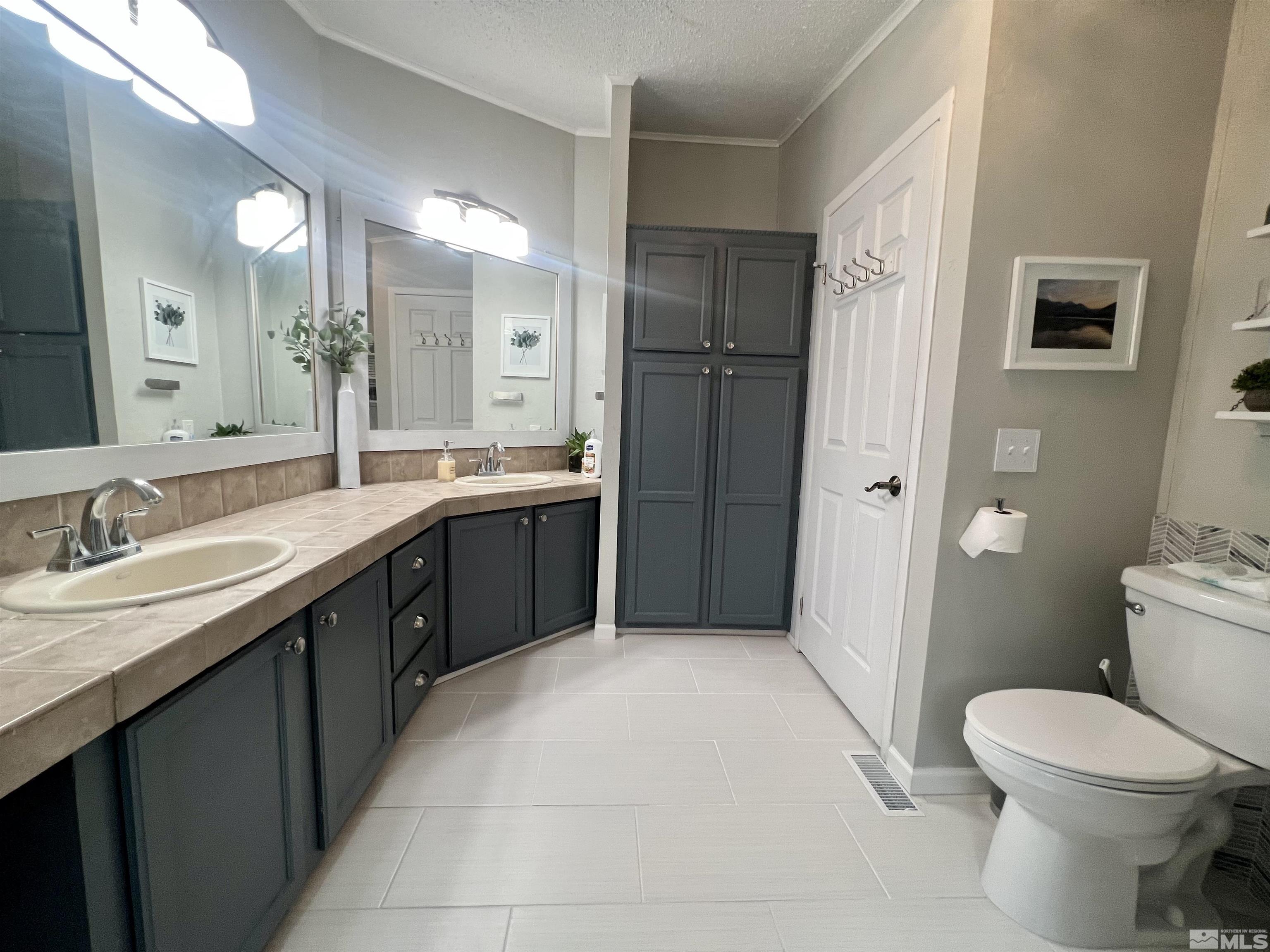 1405 South Meridian Road Lovelock, NV 89419 - Photo 22 of 39 a bathroom with a sink a toilet and shower