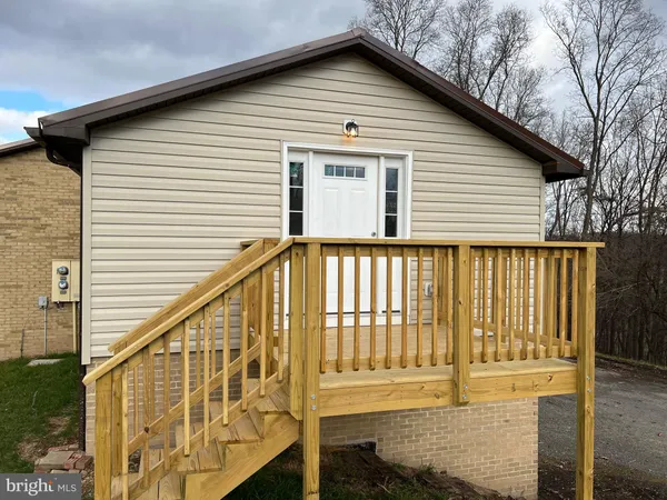 a view of a house with a balcony