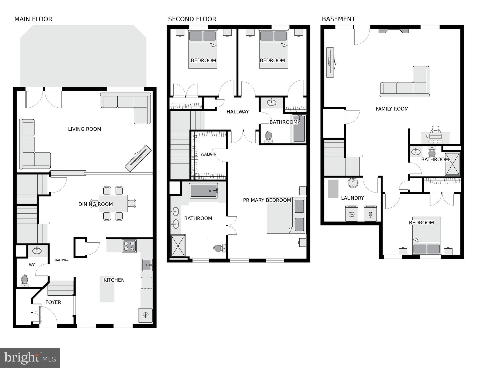 9603 Minstead Court Burke, VA 22015 - Photo 31 of 31 Floor Plan