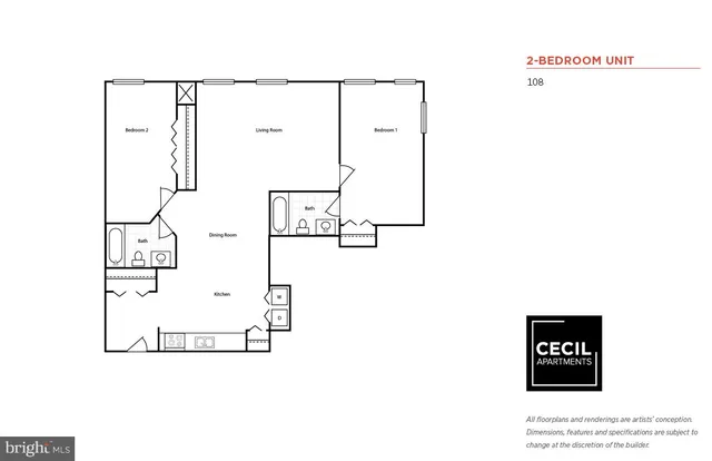 $1,200 | 1123 North Eutaw Street, Unit 1BR, Baltimore, MD 21201