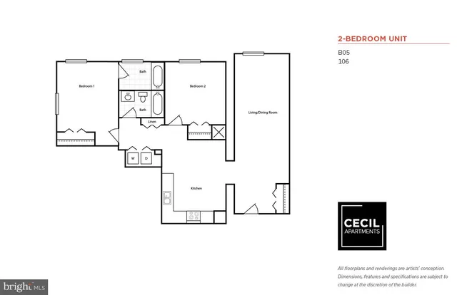 $1,200 | 1123 North Eutaw Street, Unit 1BR, Baltimore, MD 21201