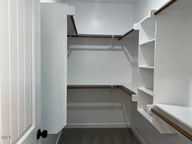 a close view of closet