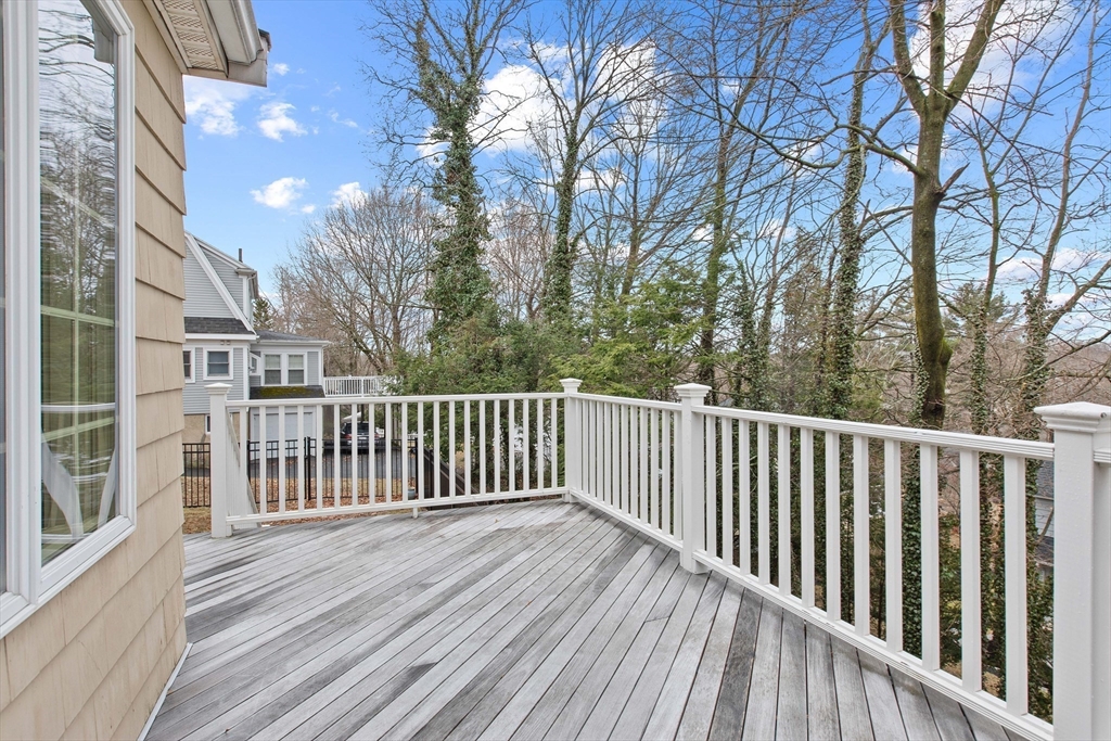 29 Allen Road Winchester, MA 01890 - Photo 40 of 42 a view of a wooden balcony