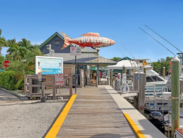 a view of a park with swings