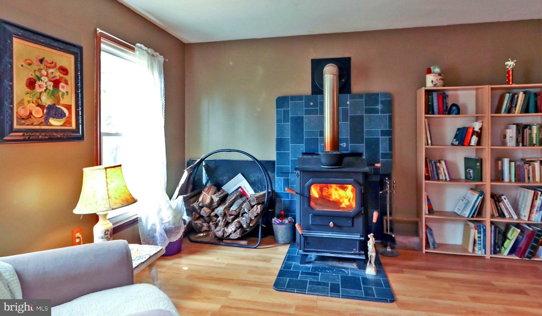 774 Yorketown Road Woodstown, NJ 08098 - Photo 3 of 25 Den features a DS Woodstove purchased in 2020