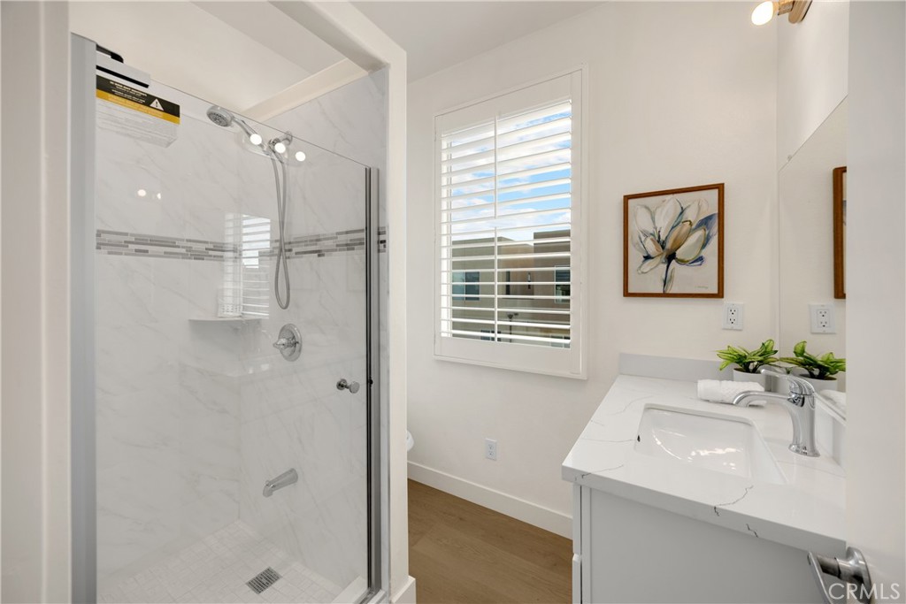 269 Magnet Irvine, CA 92618 - Photo 38 of 61 a bathroom with a sink bath tub and a shower