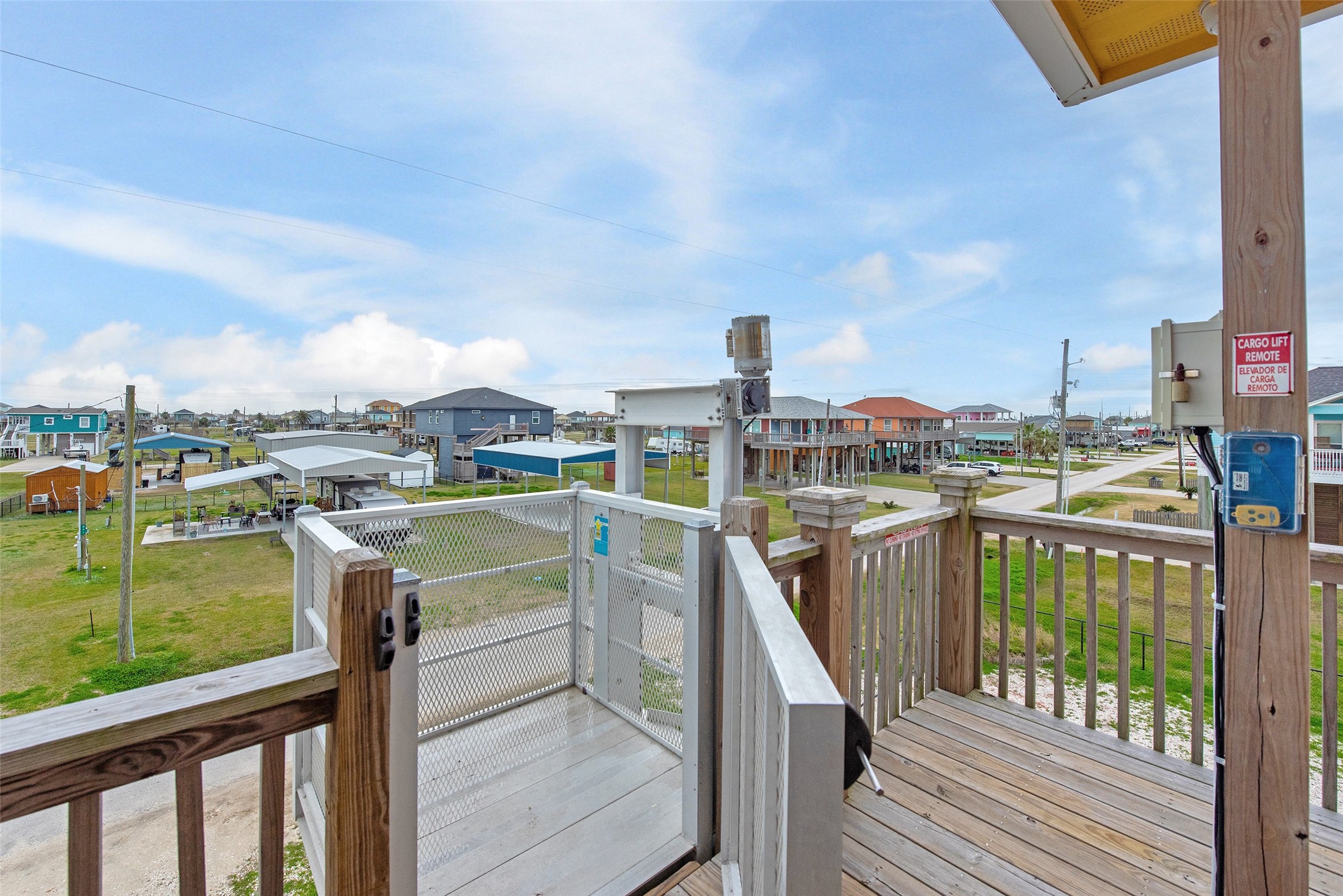 858 South East Road Crystal Beach, TX 77650 - Photo 18 of 44 a balcony view with a lake view