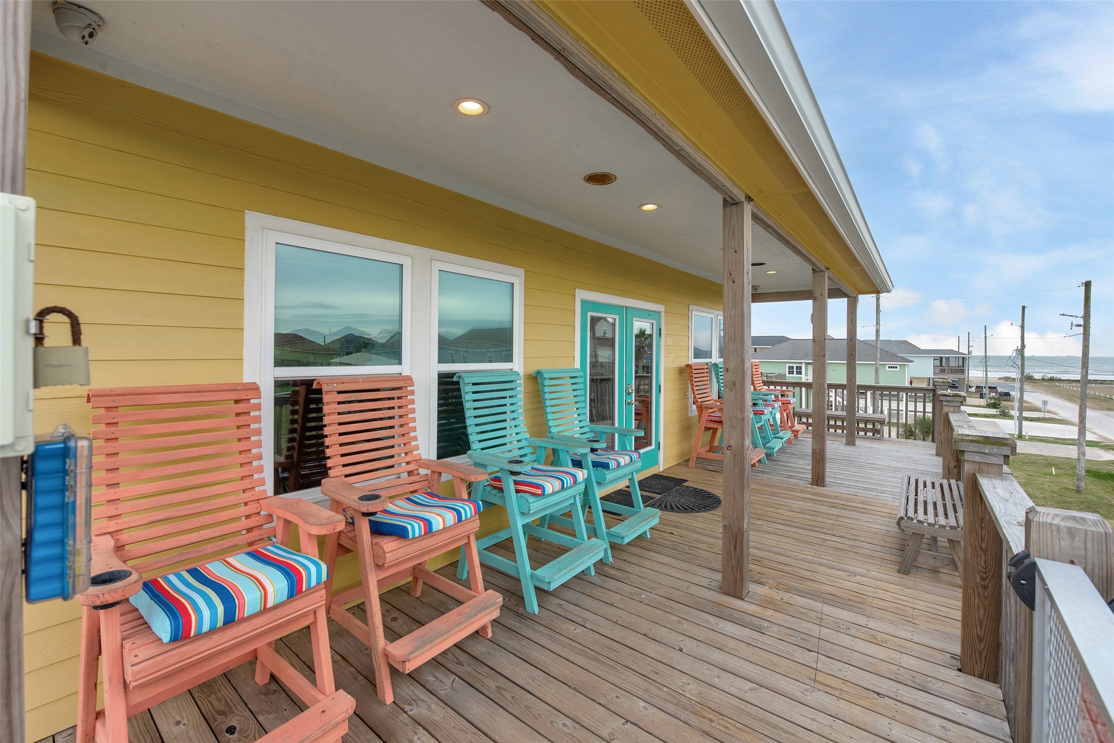 858 South East Road Crystal Beach, TX 77650 - Photo 23 of 44 a view of outdoor space with seating area