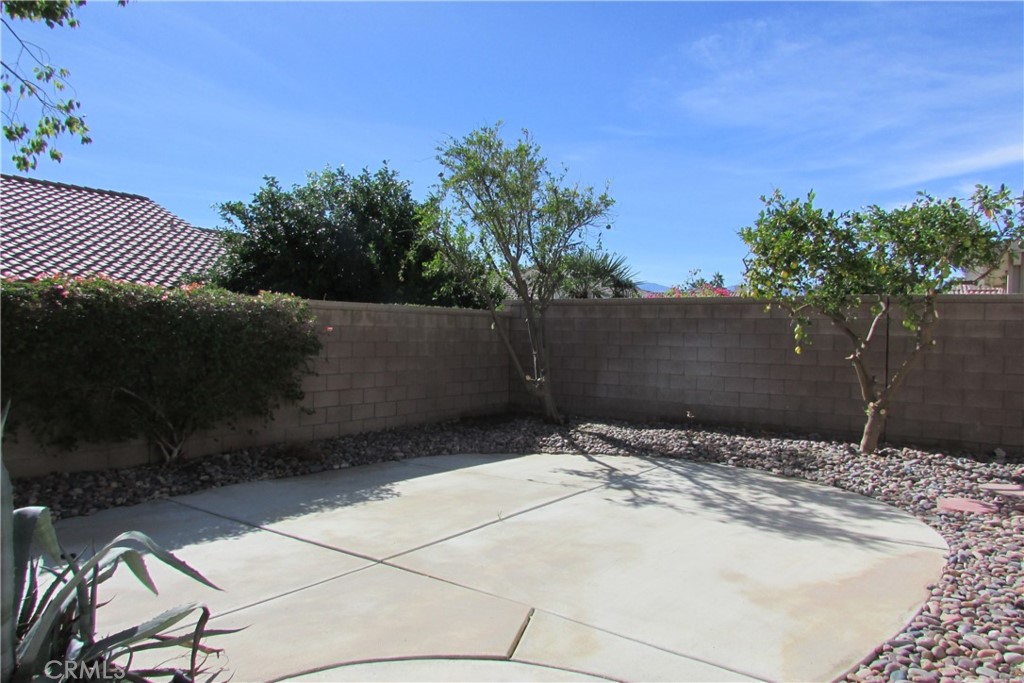 78281 Bovee Circle Palm Desert, CA 92211 - Photo 30 of 38 a view of a backyard