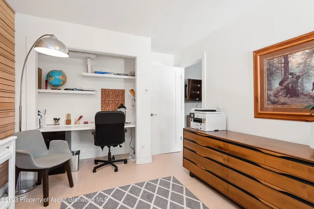 a room with gym equipment