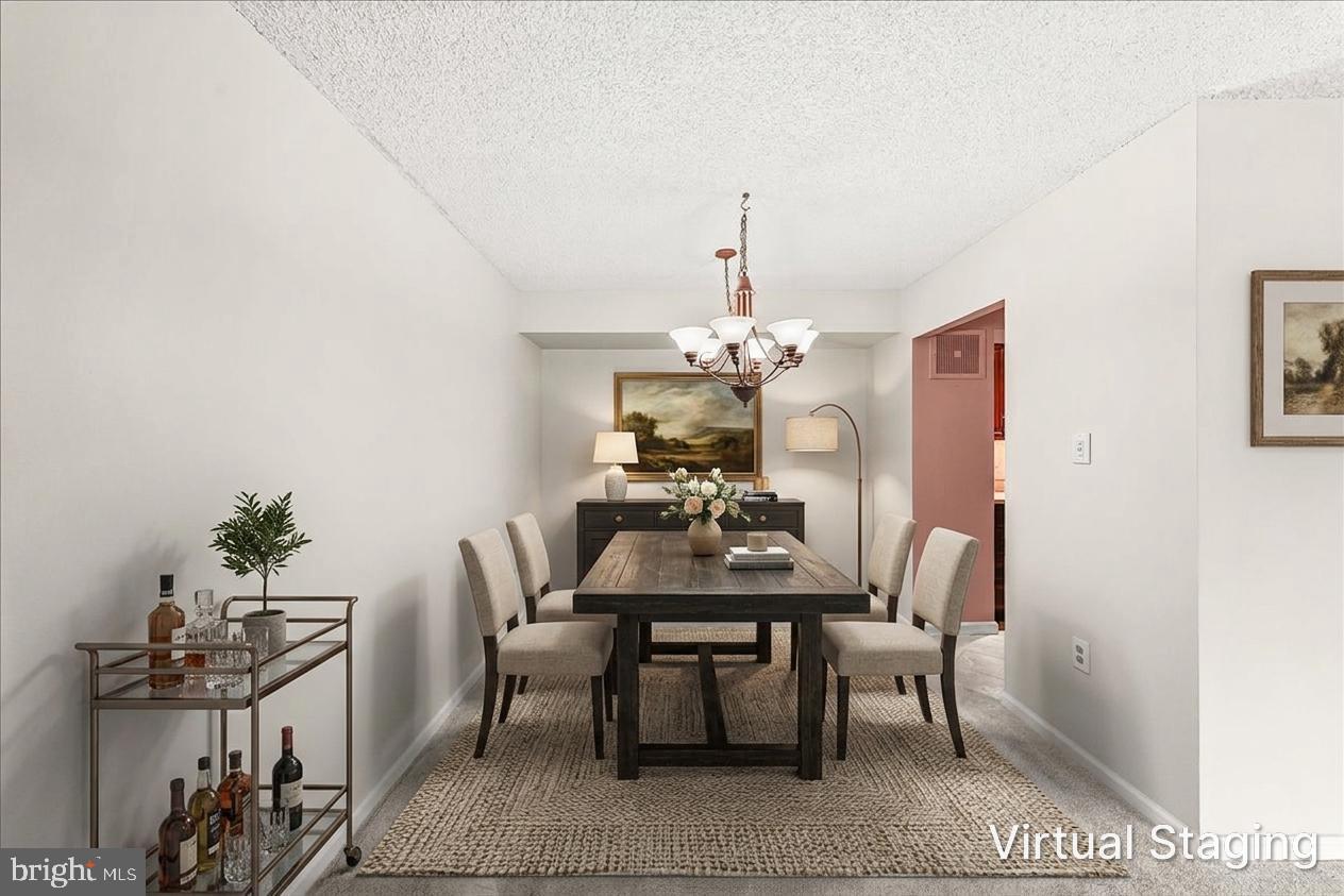 800 Avondale Road, Unit 3K Wallingford, PA 19086 - Photo 13 of 30 Dining Room - Virtually Staged