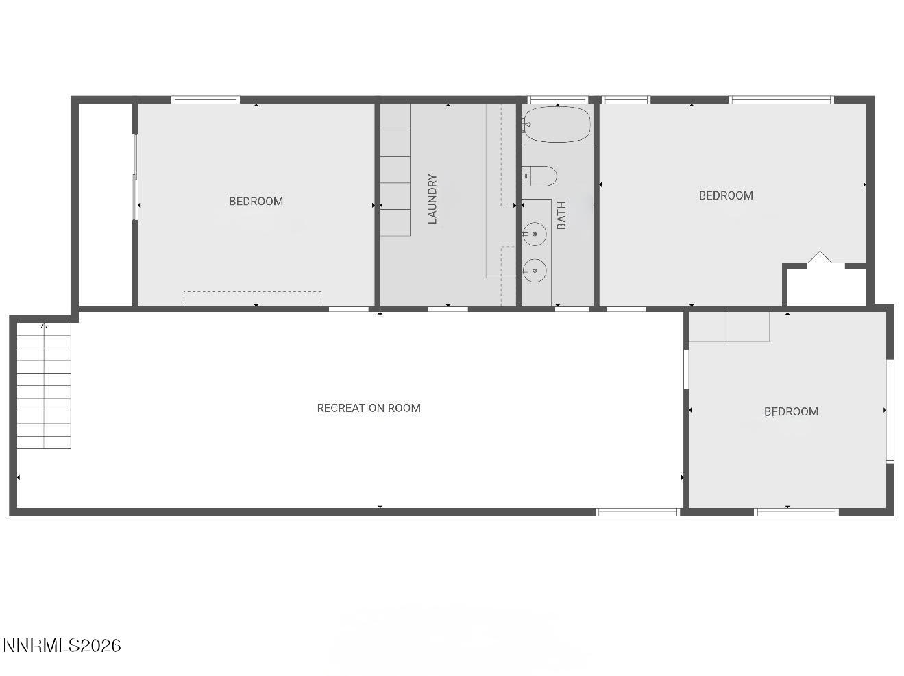 273 McCoy Street Winnemucca, NV 89445 - Photo 48 of 48 273 McCoy downstairs floorplan