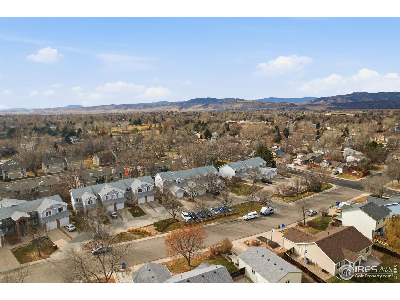 357 Albion Way, Unit 4 Fort Collins, CO 80526 - Photo 28 of 28 a view of city and mountain