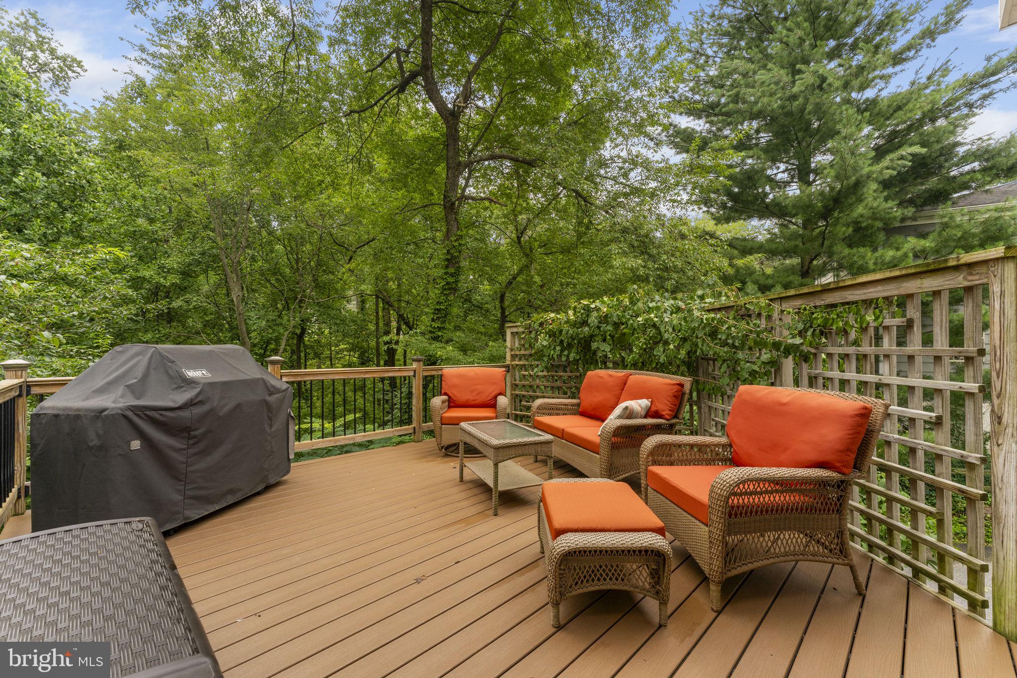 11 Ridge Road Malvern, PA 19355 - Photo 34 of 37 Deck With View of Mature Woods