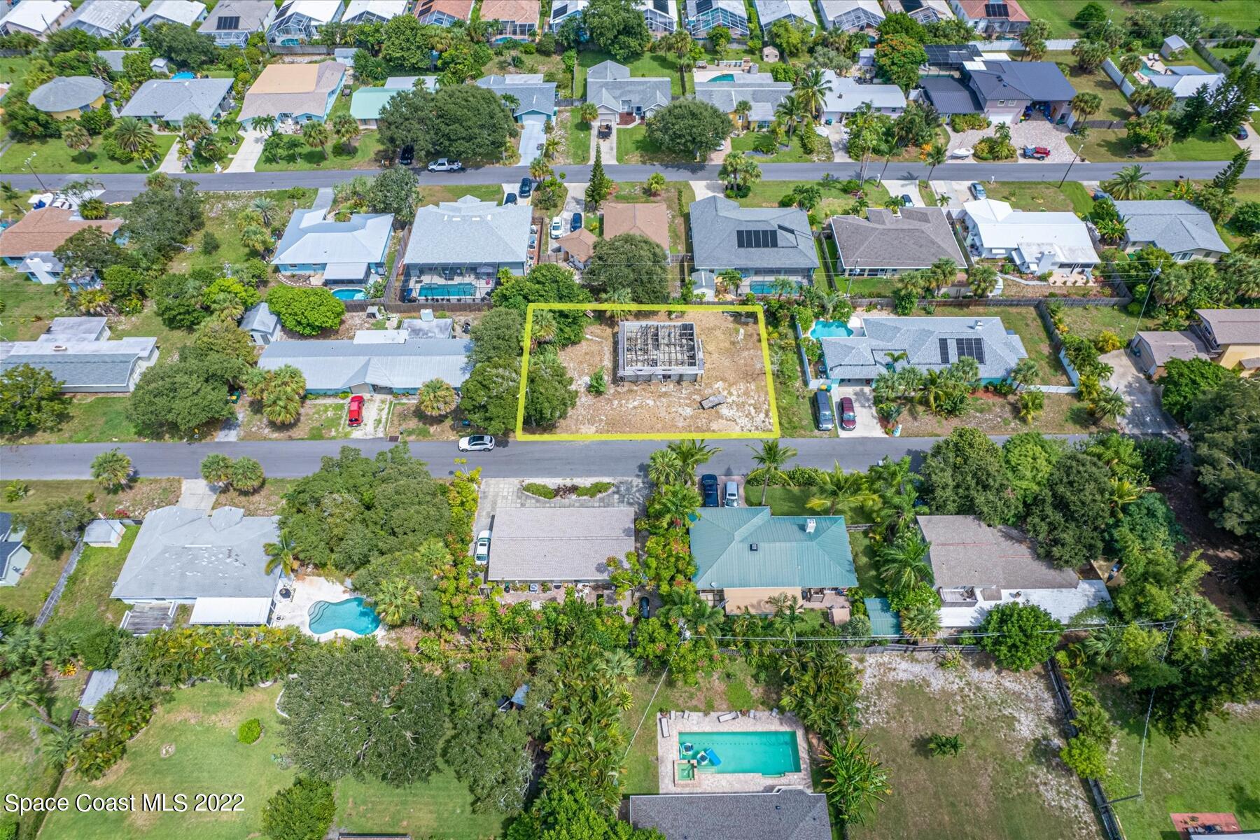 290 Rita Boulevard Melbourne Beach, FL 32951 - Photo 2 of 21 an aerial view of residential houses with outdoor space