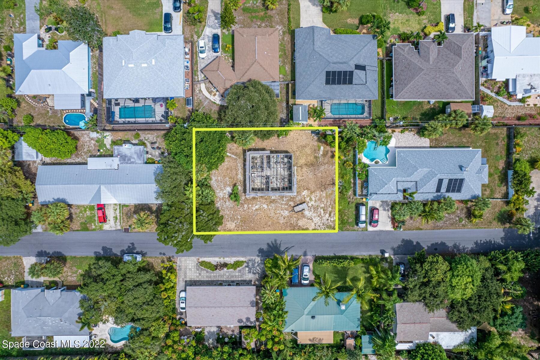 290 Rita Boulevard Melbourne Beach, FL 32951 - Photo 3 of 21 an aerial view of houses with yard