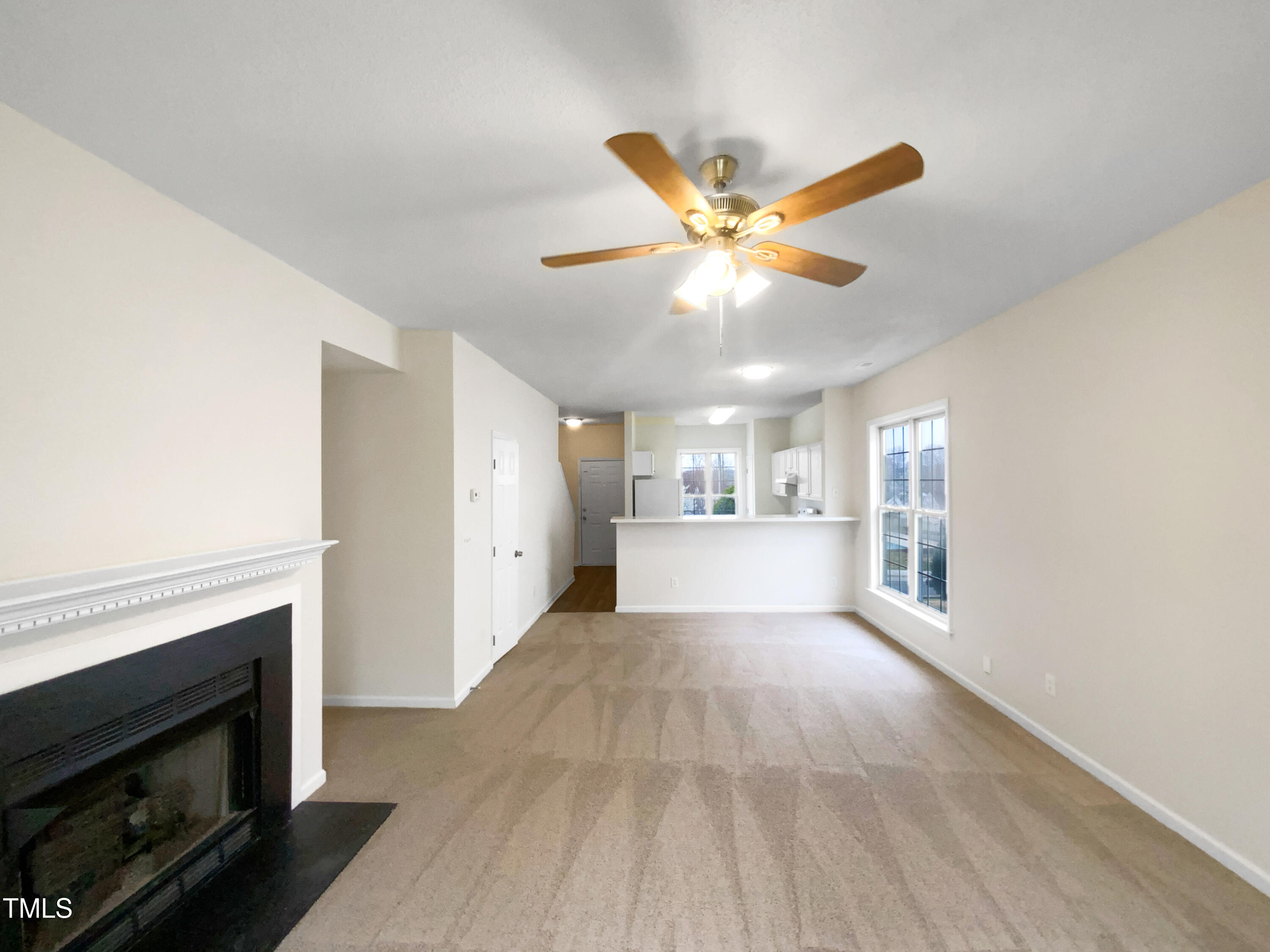 2013 Turtle Point Drive Raleigh, NC 27604 - Photo 5 of 20 a view of a kitchen with a sink and a fireplace