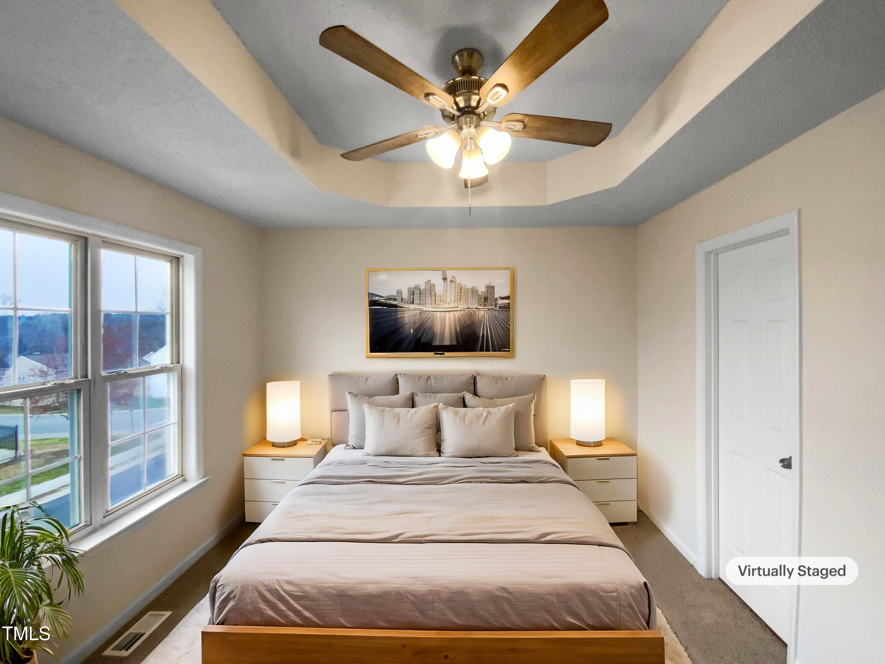 2013 Turtle Point Drive Raleigh, NC 27604 - Photo 9 of 20 a bedroom with a bed and window
