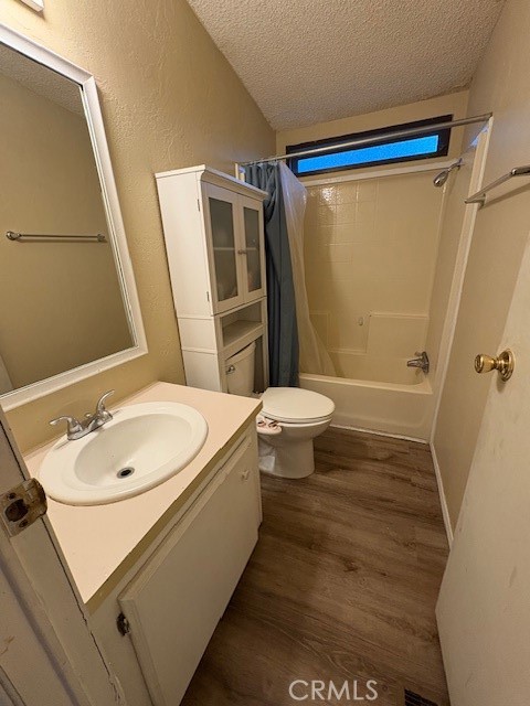 100 Ski Trails Road, Unit 42 Mammoth Lakes, CA 93546 - Photo 9 of 15 a bathroom with a sink a toilet a shower a vanity and a mirror