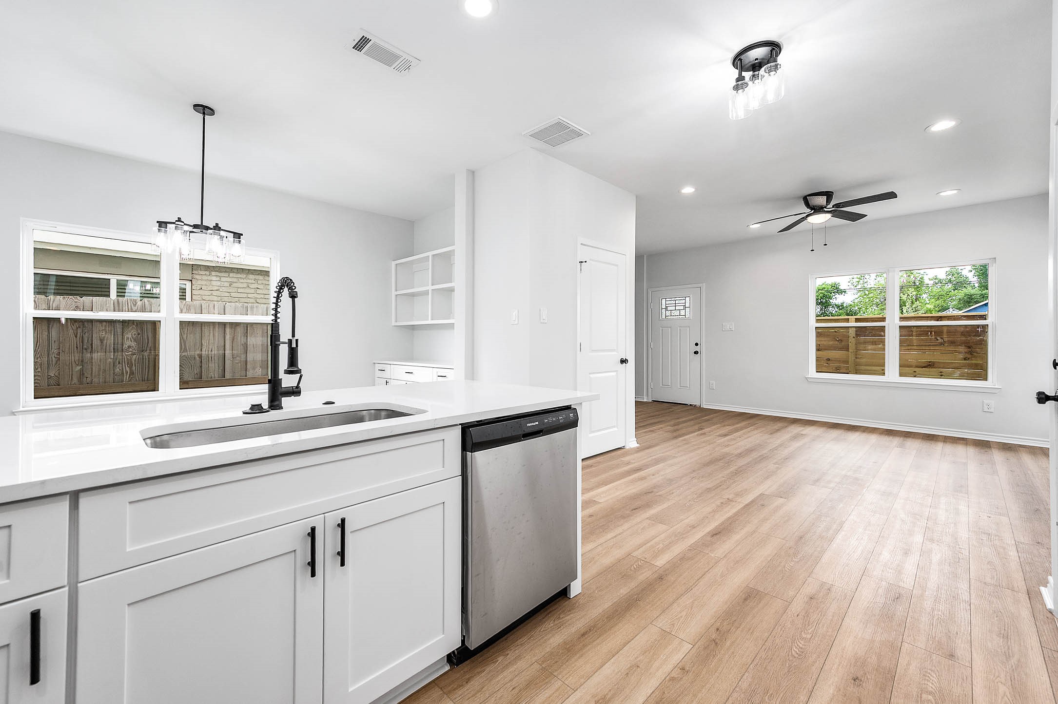 783 Fortune Street, Unit B Houston, TX 77088 - Photo 13 of 34 Open Concept First Floor