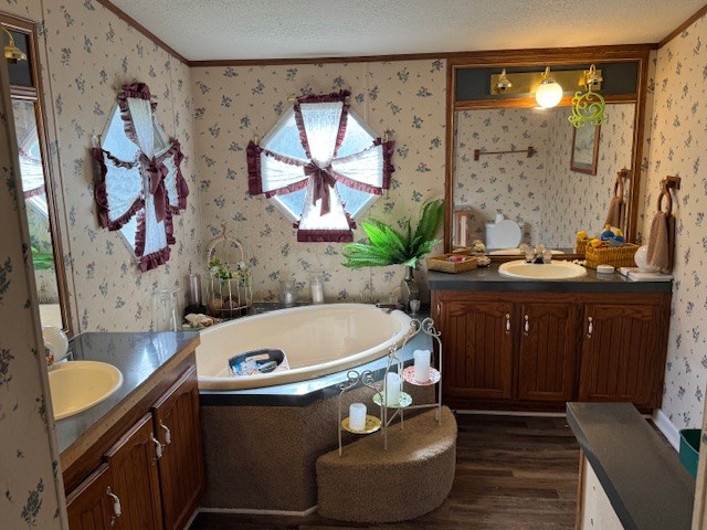 1347 Bertha Owen Road Morrison, TN 37357 - Photo 9 of 23 a bath tub sitting next to a blue sink and a shower