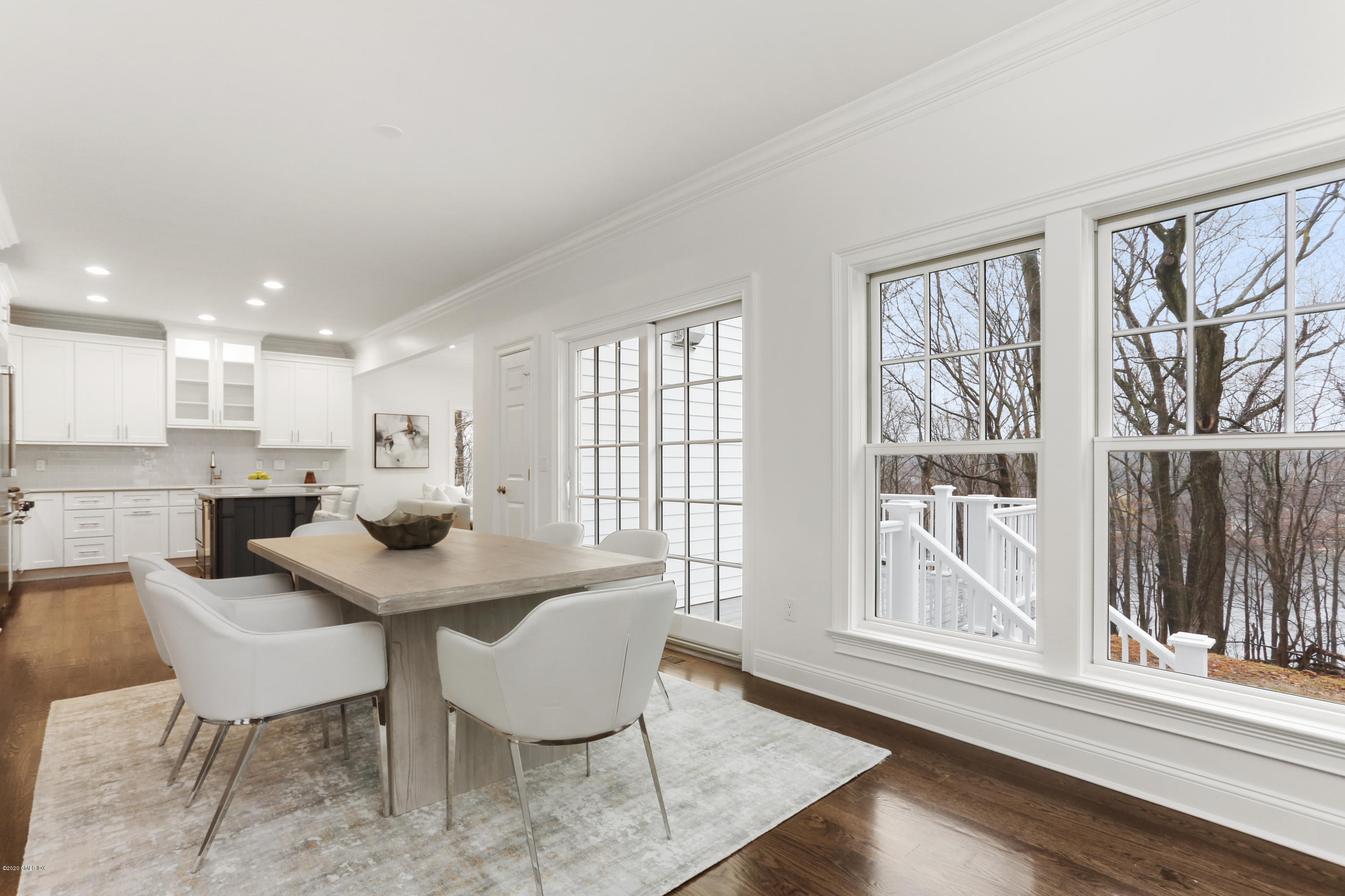 72 Riverside Lane Riverside, CT 06878 - Photo 11 of 40 a view of a dining room with furniture and wooden floor