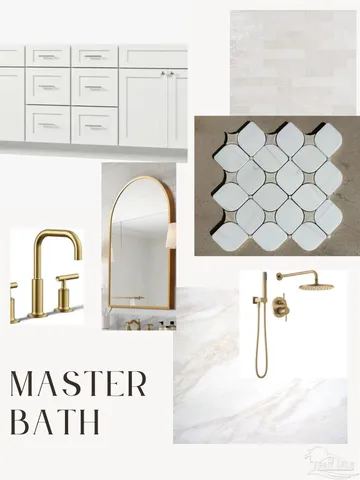 a view of a black and white wall